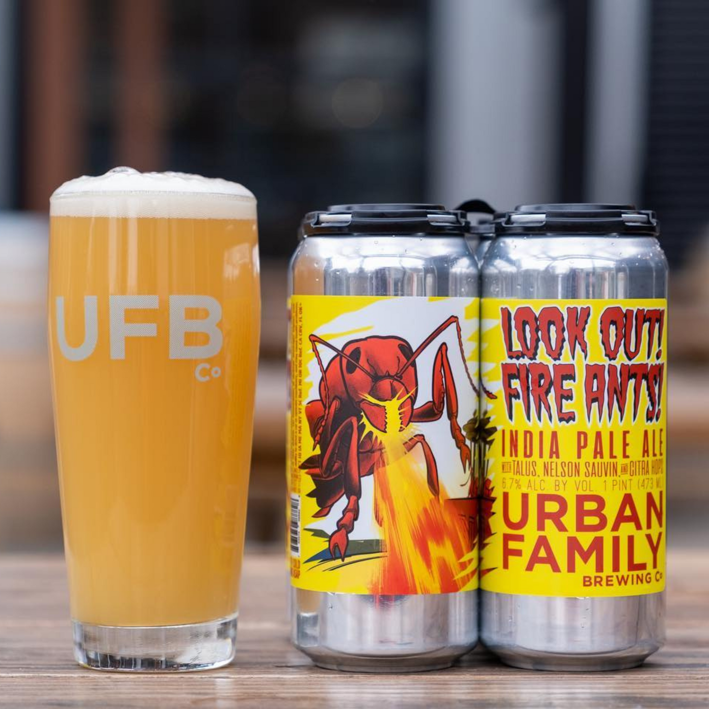 Look Out! Fire Ants!, - Hazy IPA / Urban Family × 4本セット